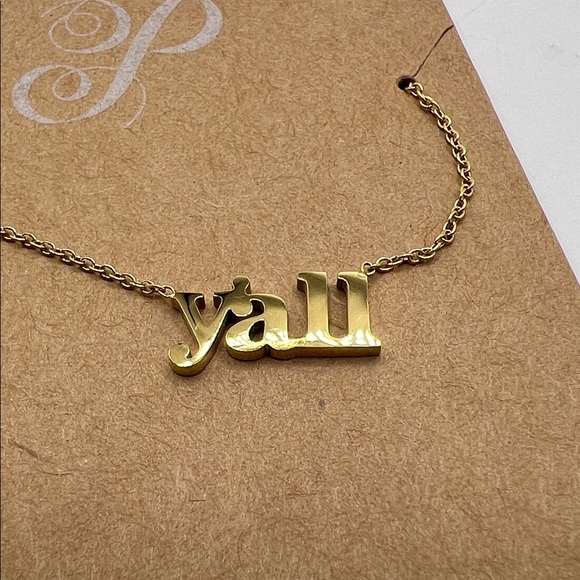 🐿️ 5 for $20 (all jewelry w squirrel)
Plunder Gold 'Y'all' Necklace - Picture 3 of 6